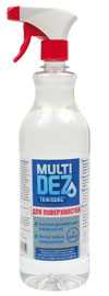 Средство  MULTI DEZ Тефлекс для дезинфекции поверхностей, триггер 0,5 л