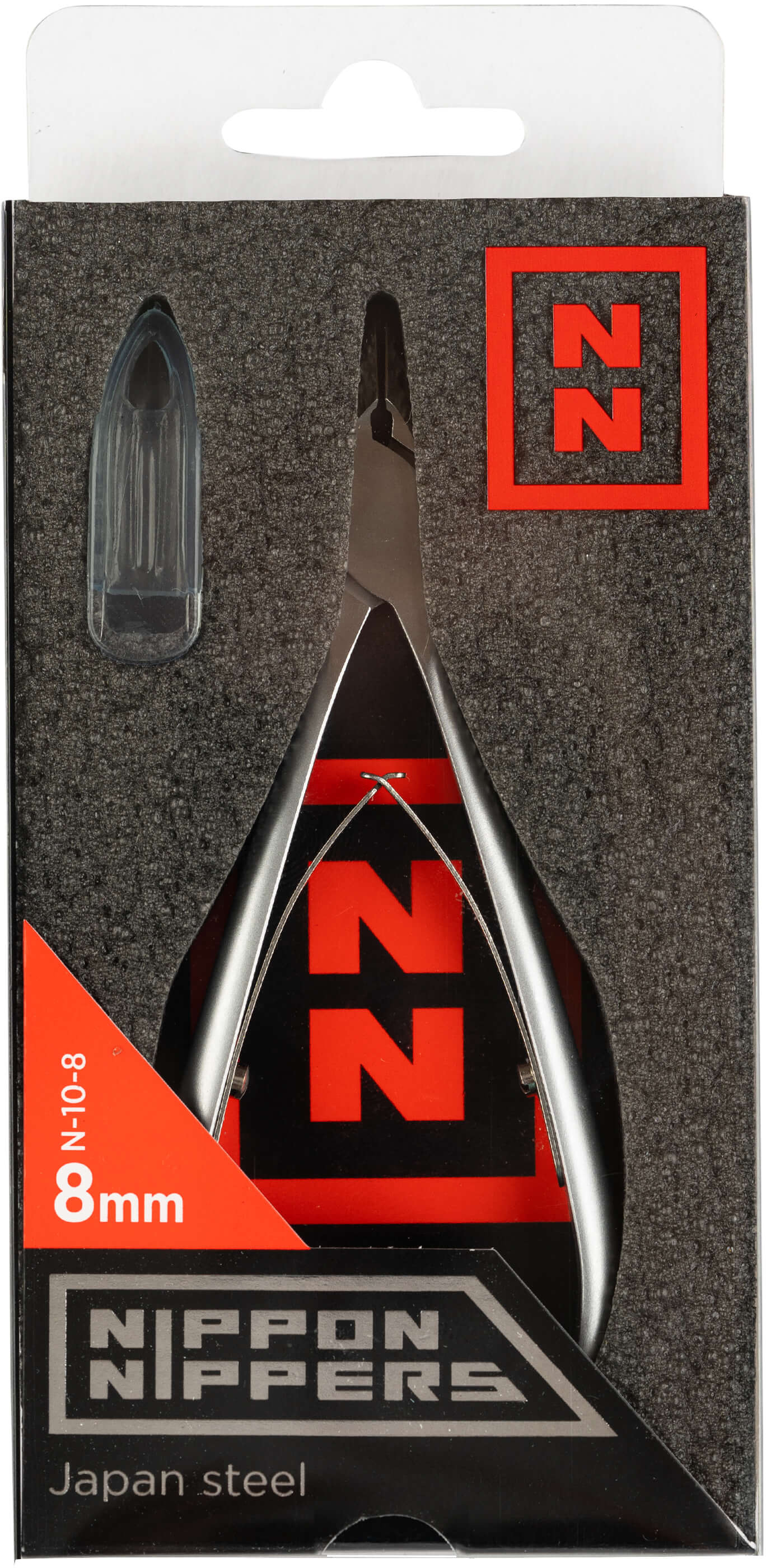Кусачки Nippon Nippers N-10-8 для кутикулы, (8мм) двойная пружина, ручная заточка АКЦИЯ