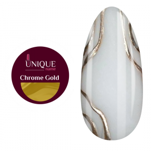 Гель-краска UNIQUEname Chrome gold, 5 г