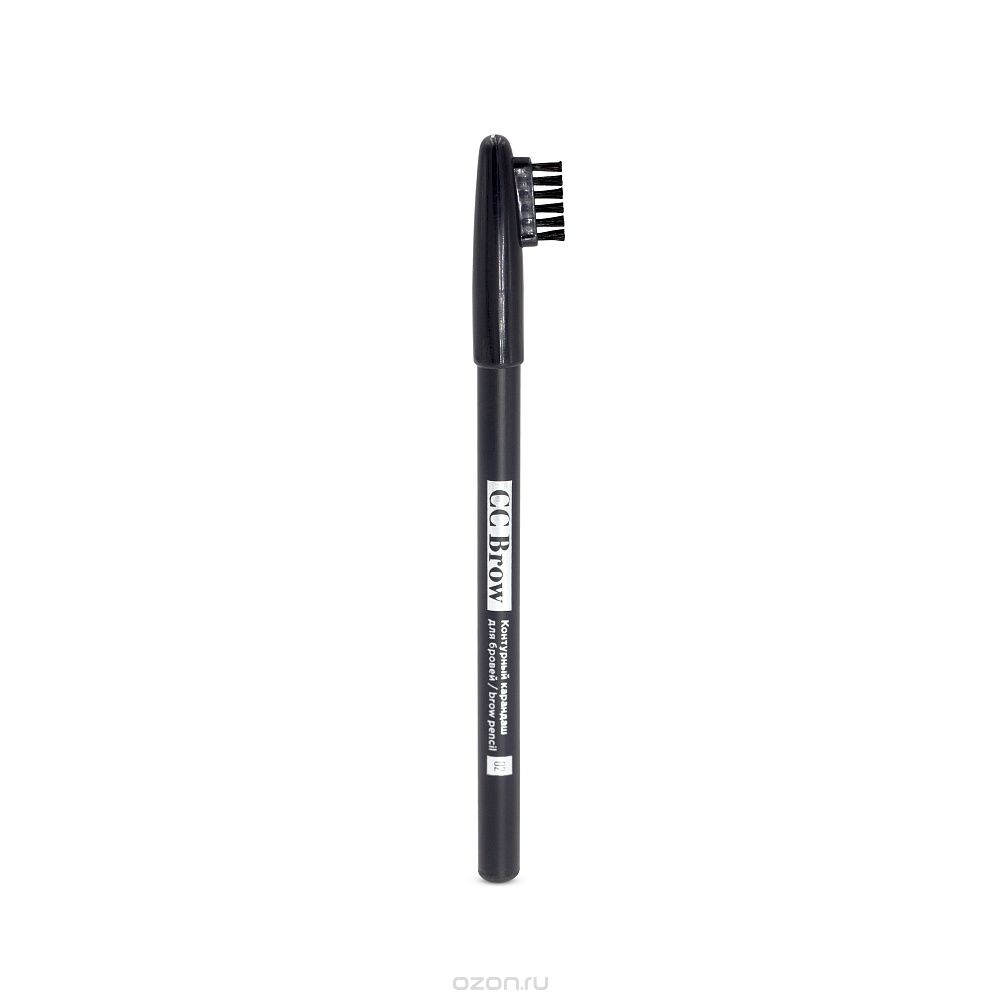 Контурный карандаш для бровей BROW PENCIL СС BROW, цвет 01 (серо-чёрный) 