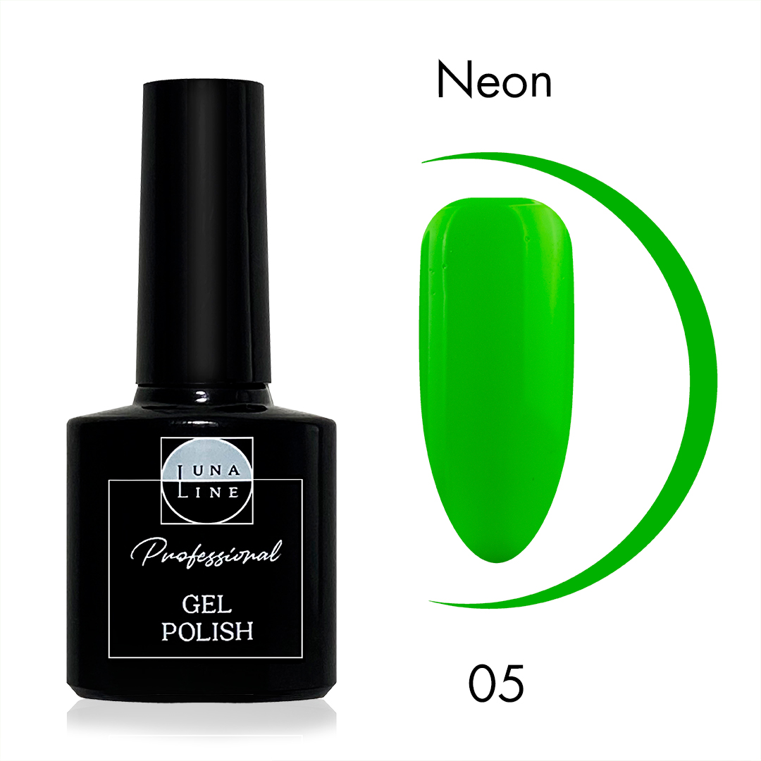 Гель-лак LunaLine Neon 05, 8мл