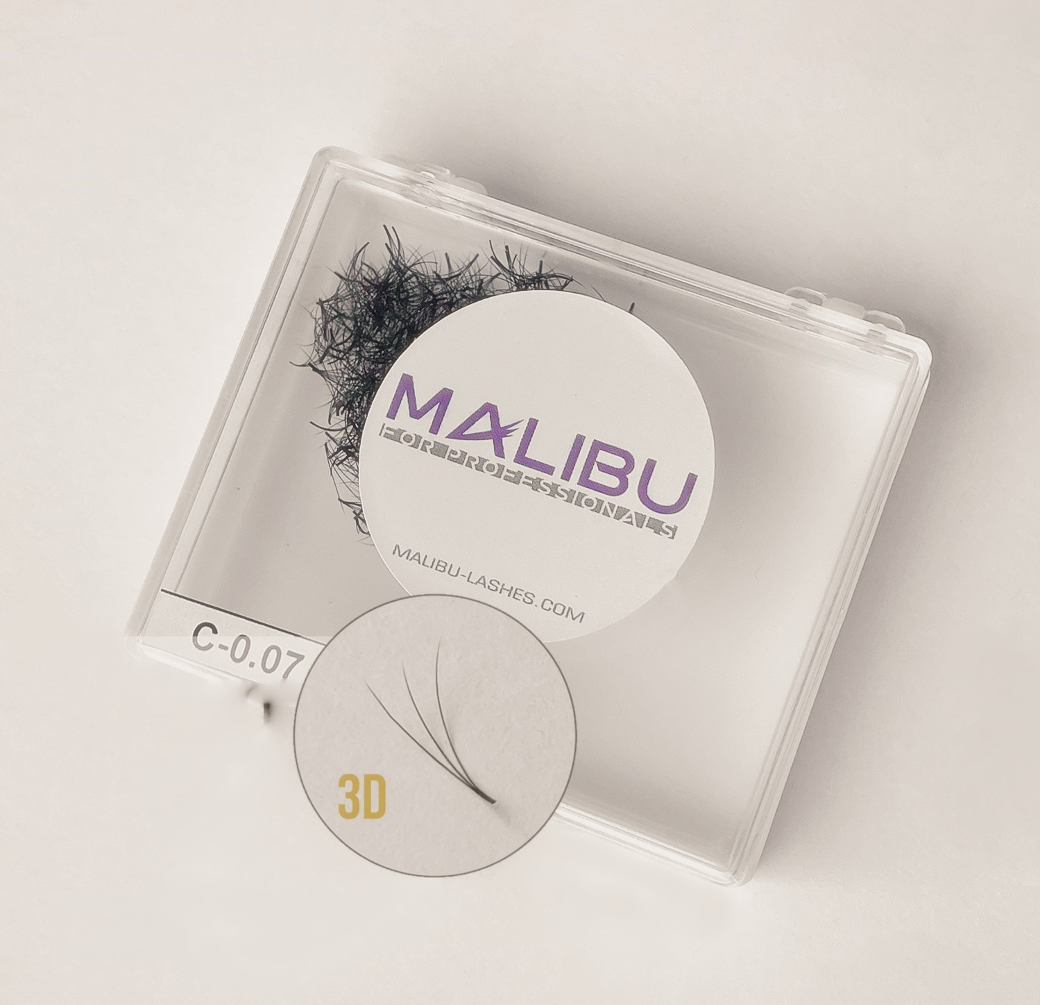 Ресницы Malibu 3D - 500 шт
