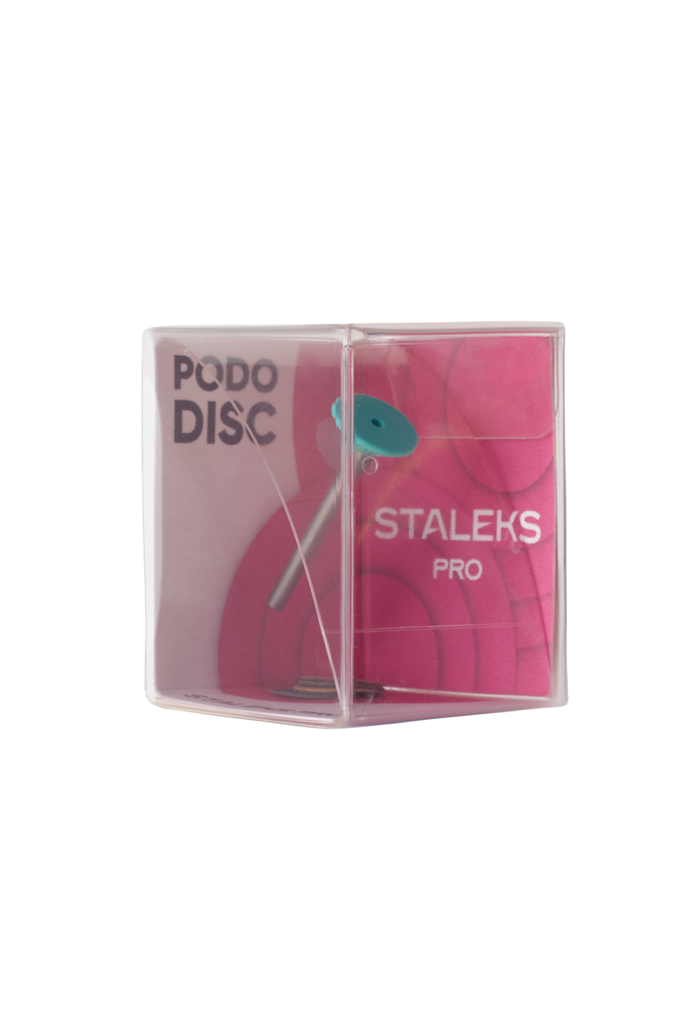 Педикюрный диск STALEKS пластиковый Pododisc XS + 5 файлов 180 грит (10мм)