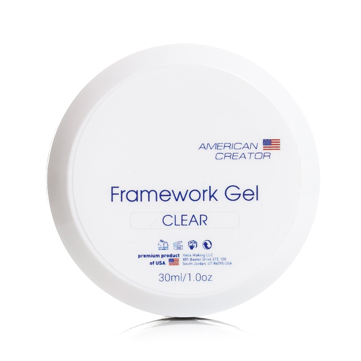 Гель American Creator Framework Gel Clear, 30мл (твёрдый) АКЦИЯ