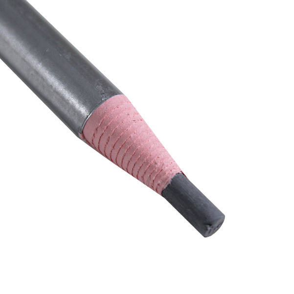 Стойкий карандаш для бровей самозатачивающийся с ниткой (серый)