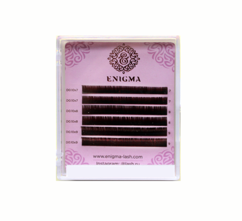 Ресницы Enigma цвет "Мокка" MIX-MINI 6 линий