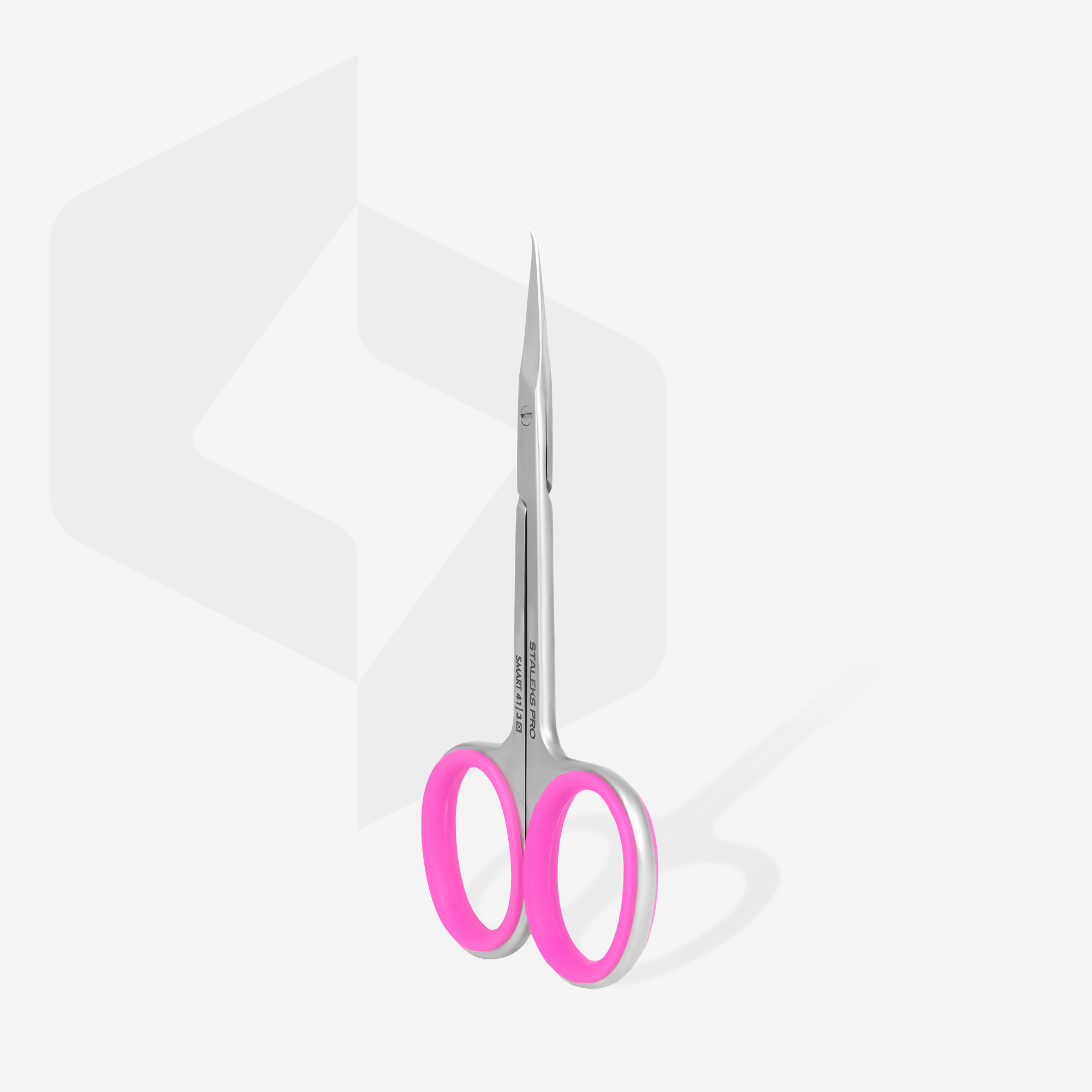 Ножницы STALEKS Smart для кутикулы профессиональные с крючком 41 Type 3
