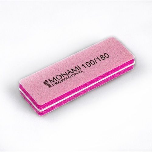 Баф Monami прямоугольный мини 100/180 розовый