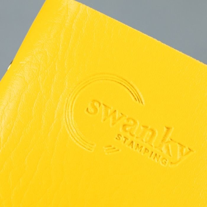 Кейс для пластин Swanky Stamping на 20 пластин, желтый